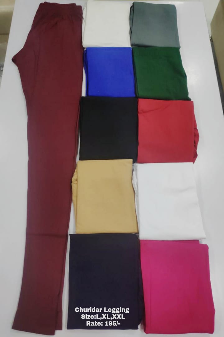 Anekaant Cotton Lycra Women's Churidar Legging Pack of 12 (Black, White,  Maroon, Chocolate Brown, Blood Red, Yellow, Ink Blue, Light Blue, Green,  Deep Pink, Light Pink, Purple) : Amazon.co.uk: Fashion